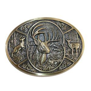 CTM Deer Hunting Belt Buckle
